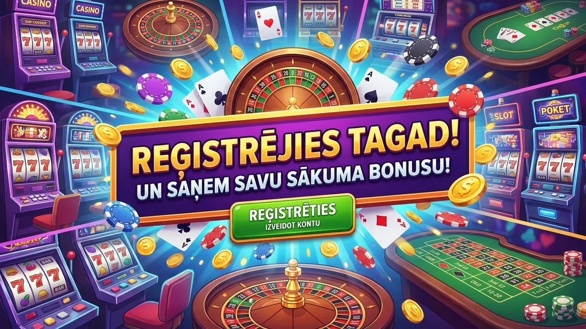 Reģistrācija ar bonusu